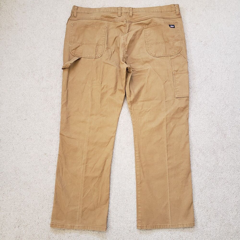 Lot Of 2 Dickies Carpenter Pants Size 44x32 Mens Beige & Gray Duck Canvas - Picture 16 of 16
